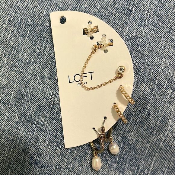 LOFT Jewelry - NIP- LOFT. Earring & huggie set